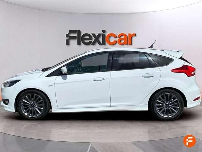 Brugt Ford Focus ST-Line 125 HK (91 kW) 2018 Hvid Hatchback