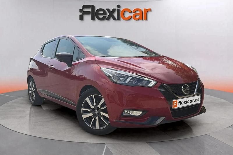 Rojo Usado 2019 Nissan Micra Acenta Utilitario | 13.590 € (Precio justo) - Imagen 1/4
