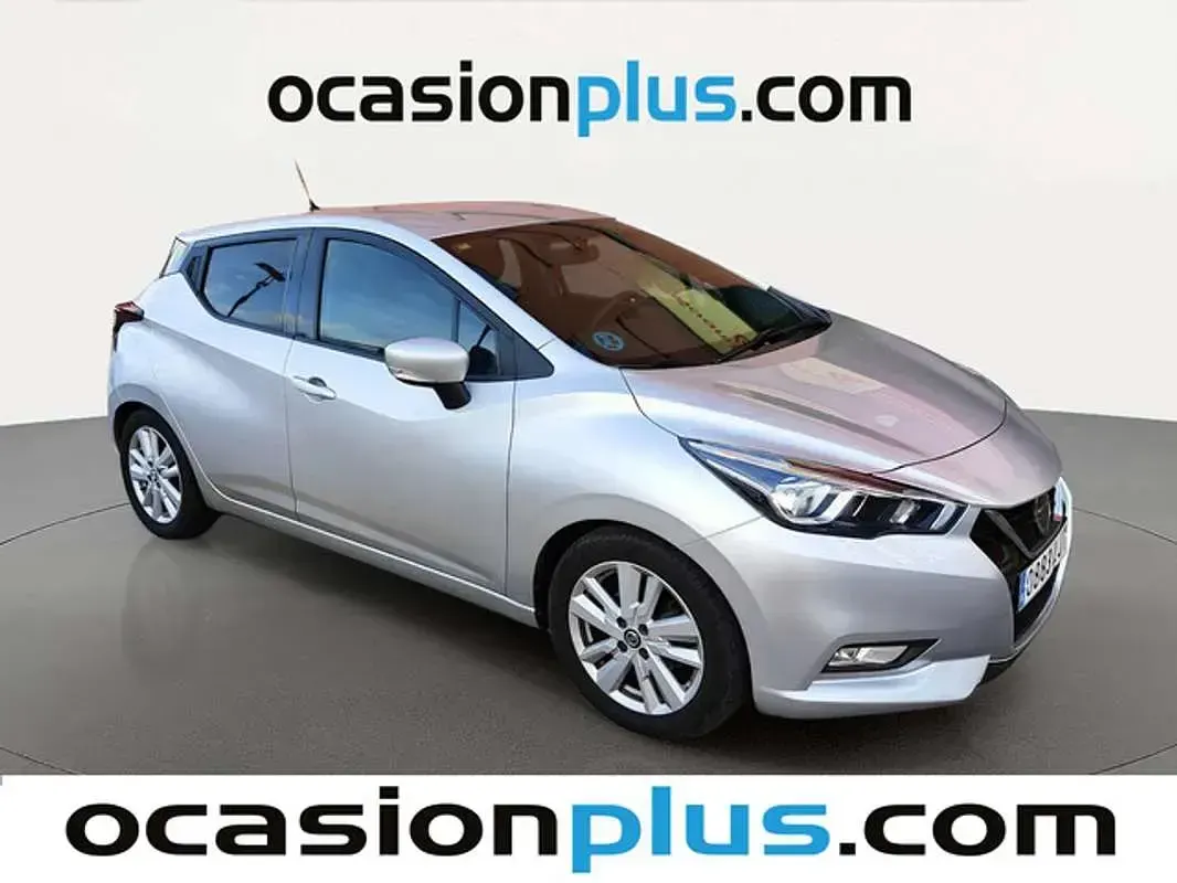Usado Nissan Micra Acenta 101 CV (74 kW) 2020 Plateado Utilitario