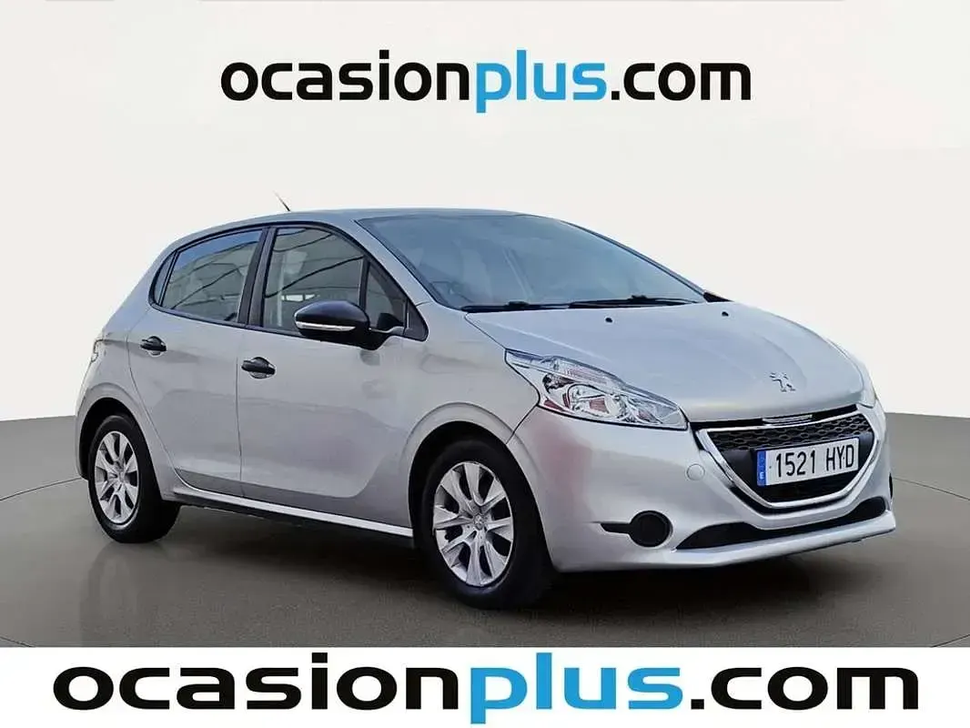 Usado Peugeot 208 Business-Line 68 CV (50 kW) 2014 Gris Utilitario