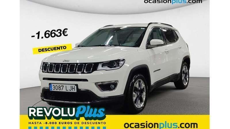 Blanco Usado 2020 Jeep Compass Limited SUV | 16.637 € (Buen precio) - Imagen 1/4