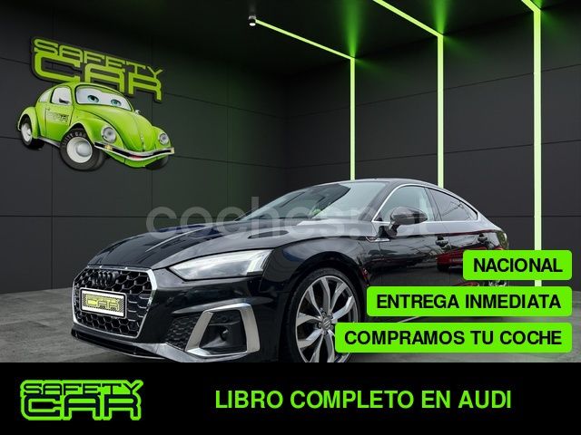 Negro Usado 2021 Audi A5 Sportback S-Line Berlina | 35.999 € (Un poco caro) - Imagen 1/4