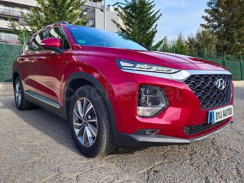 Usado Hyundai Santa Fe 185 CV (136 kW) 2019 Granate SUV