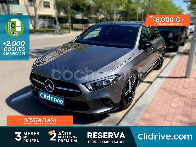 Gris / plata Usado 2019 Mercedes A180 Berlina | 21.890 € (Buen precio) - Imagen 1/3
