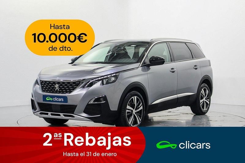 Gris / plata Usado 2020 Peugeot 5008 Allure Monovolumen | 18.990 € (Buen precio) - Imagen 1/4