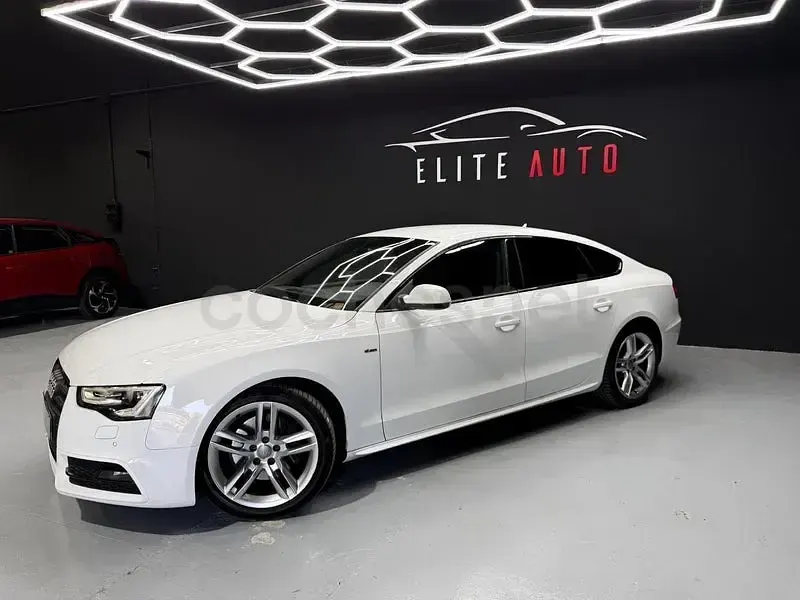 Usado Audi A5 Sportback S-Line 218 CV (160 kW) 2016 Blanco Utilitario
