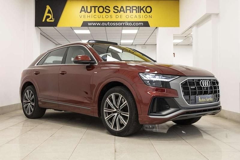 Usado Audi Q8 S-line plus 381 CV (280 kW) 2023 Rojo SUV
