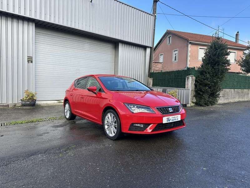 Usado Seat Leon XCELLENCE 131 CV (96 kW) 2020 Rojo Utilitario