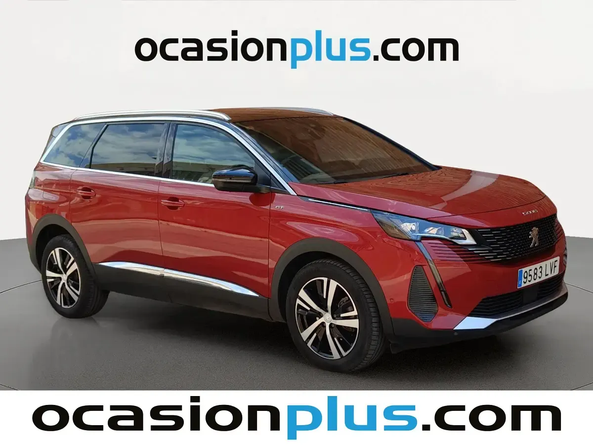 Usado Peugeot 5008 GT 131 CV (96 kW) 2021 Rojo SUV