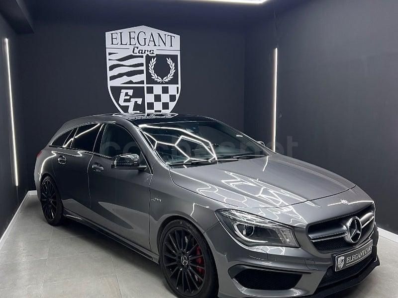 Usado Mercedes CLA45 AMG Shooting Brake 381 CV (280 kW) 2016 Gris / plata Familiar