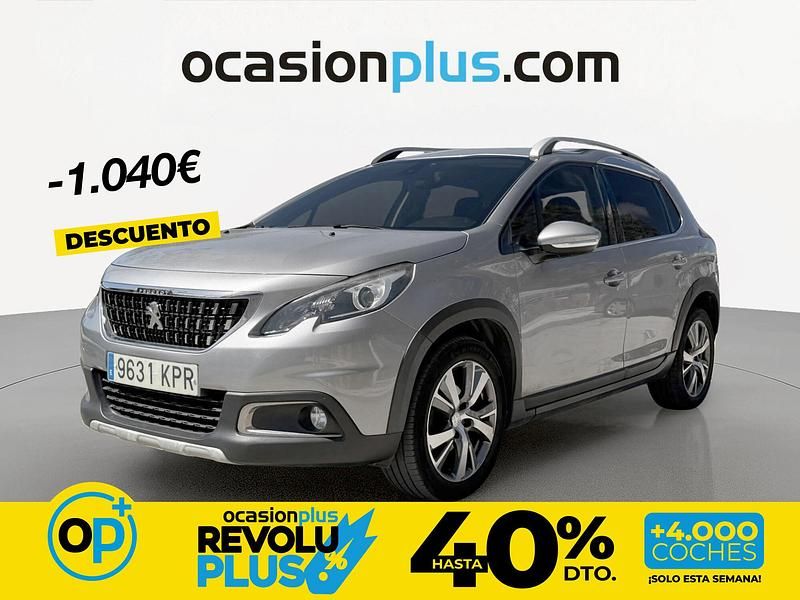 Usado Peugeot 2008 Allure 110 CV (80 kW) 2018 Gris SUV