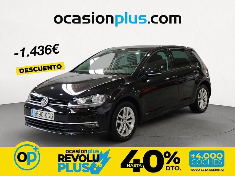 Usado VW Golf VII Advance 125 CV (91 kW) 2017 Negro