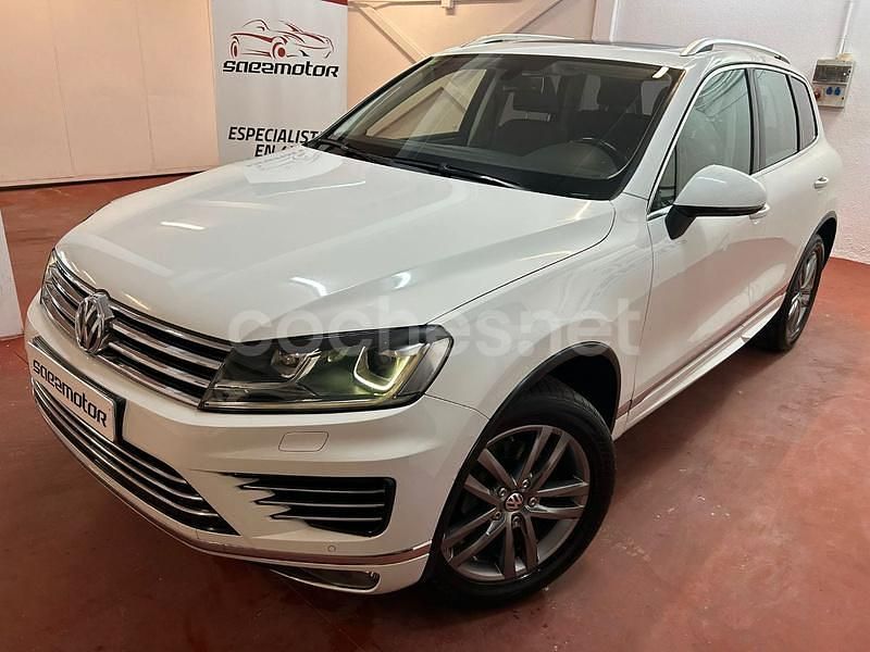 Blanco Usado 2015 VW Touareg R-line SUV | 18.990 € (Precio justo) - Imagen 1/4