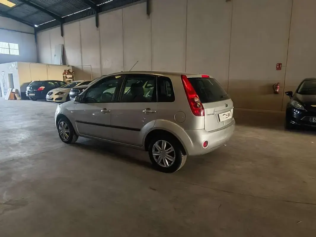 Usado Ford Fiesta Trend 68 CV (50 kW) 2009 Gris Utilitario