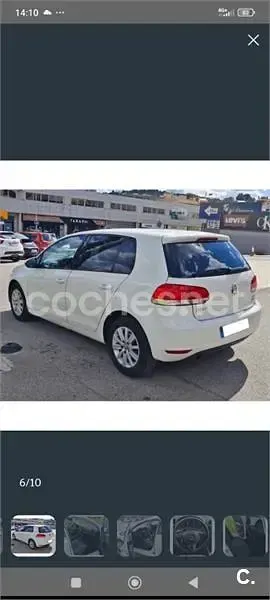Usado VW Golf VI Advance 105 CV (77 kW) 2011 Blanco Utilitario