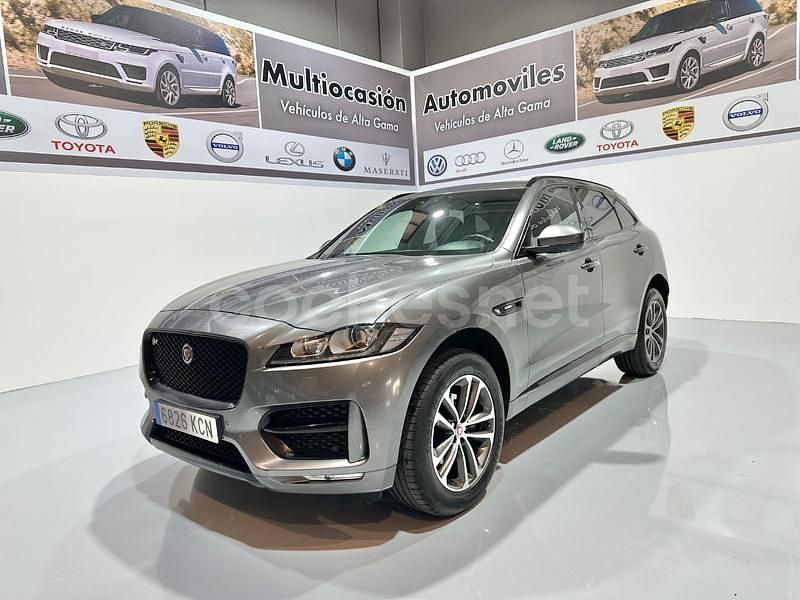 Gris / plata Usado 2017 Jaguar F-Pace R-Sport SUV | 17.990 € (Caro) - Imagen 1/4