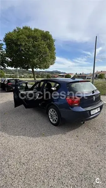 Usado BMW 118 Sport Line 170 CV (125 kW) 2013 Azul Utilitario
