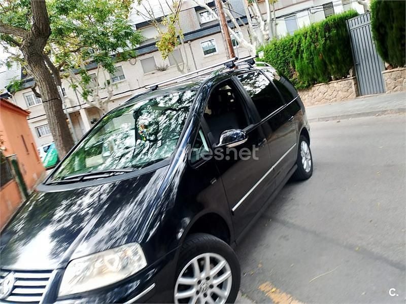 Usado VW Sharan Highline 140 CV (102 kW) 2007 Negro Monovolumen