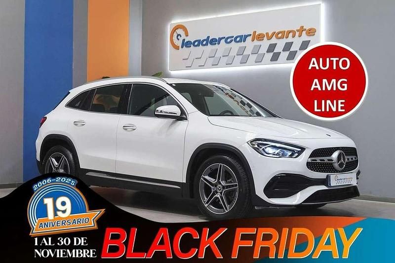 Blanco Usado 2021 Mercedes GLA200 AMG line SUV | 32.900 € (Precio justo) - Imagen 1/4