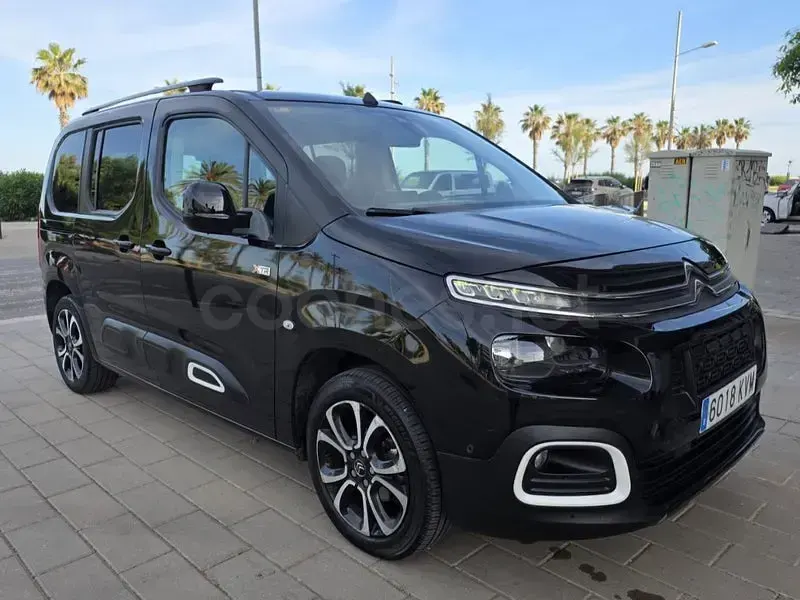 Usado Citroën Berlingo PureTech 130 CV (95 kW) 2019 Negro Monovolumen
