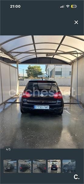 Usado VW Golf V Highline 105 CV (77 kW) 2007 Negro Berlina