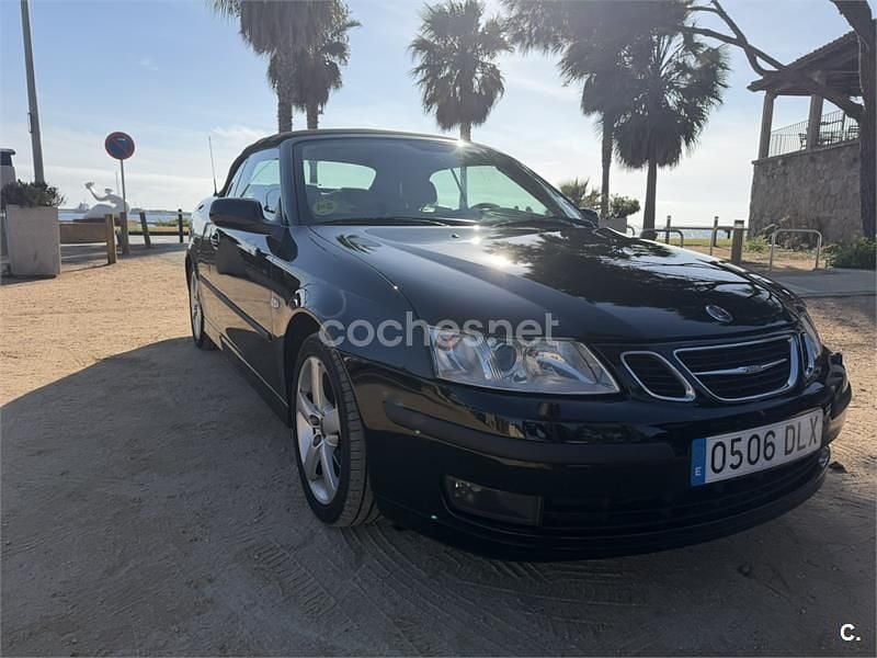 Usado Saab 9-3 Vector 175 CV (128 kW) 2005 Negro Descapotable