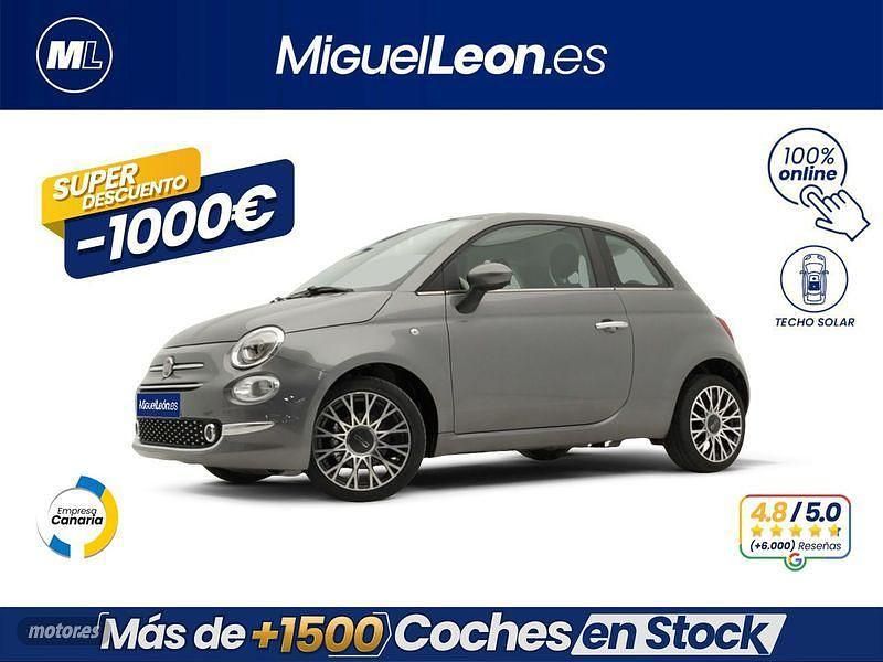 Gris Usado 2021 Fiat 500 Dolcevita Utilitario | 9985 € (Precio justo) - Imagen 1/3
