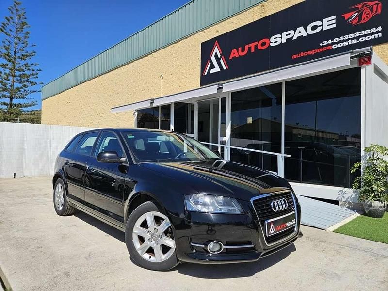 Negro Usado 2012 Audi A3 Sportback Utilitario | 10.999 € (Precio justo) - Imagen 1/4