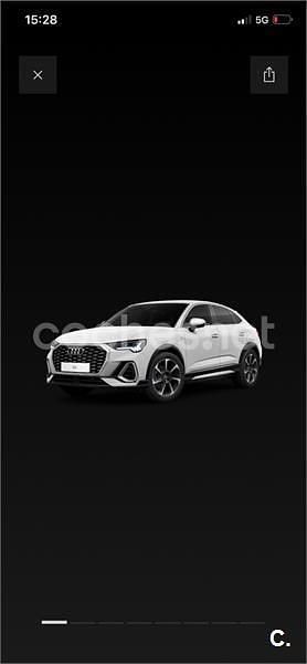 Usado Audi Q3 Sportback 150 CV (110 kW) 2023 Blanco SUV
