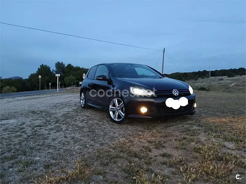 Usado VW Golf VI Sport 140 CV (102 kW) 2011 Negro Utilitario