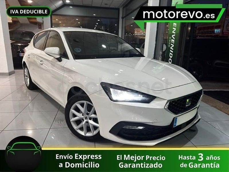 Usado Seat Leon Style 115 CV (84 kW) 2021 Blanco Berlina