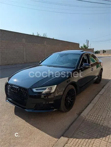 Usado Audi A4 190 CV (139 kW) 2016 Negro Berlina