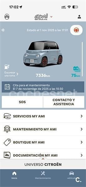 Eléctrico Usado 2023 Citroën AMI Berlina | 6500 € - Imagen 1/4