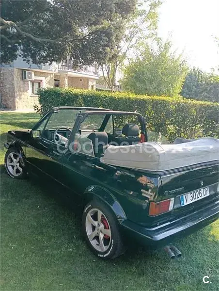Usado VW Golf Cabriolet 112 CV (82 kW) 1990 Negro Descapotable