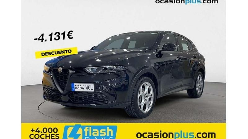 Negro Usado 2022 Alfa Romeo Tonale Sprint SUV | 22.719 € (Precio justo) - Imagen 1/4