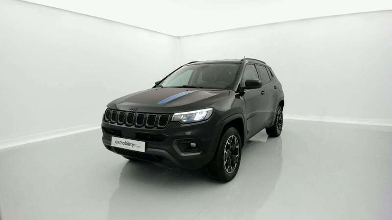 Negro Usado 2022 Jeep Compass Trailhawk SUV | 22.491 € (Super precio) - Imagen 1/4