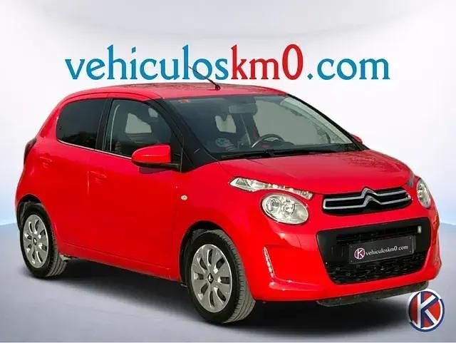 Brugt Citroën C1 Feel 72 HK (52 kW) 2021 Rød Hatchback