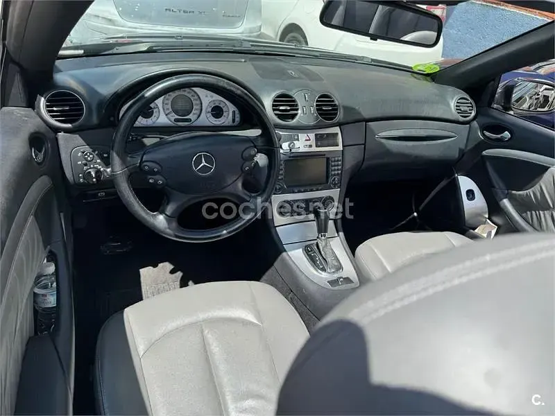 Usado Mercedes CLK200 Elegance 163 CV (119 kW) 2008 Negro Descapotable