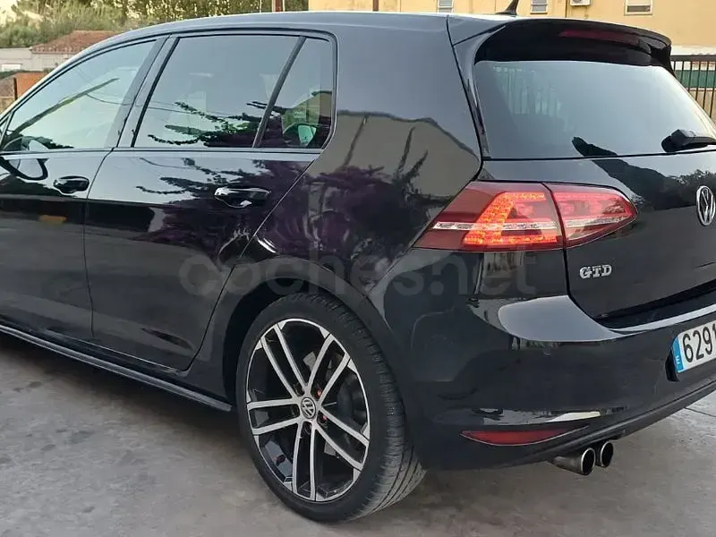 Usado VW Golf VII GTD 184 CV (135 kW) 2014 Negro Berlina