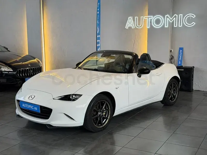 Usado Mazda MX5 Style 131 CV (96 kW) 2017 Blanco Descapotable