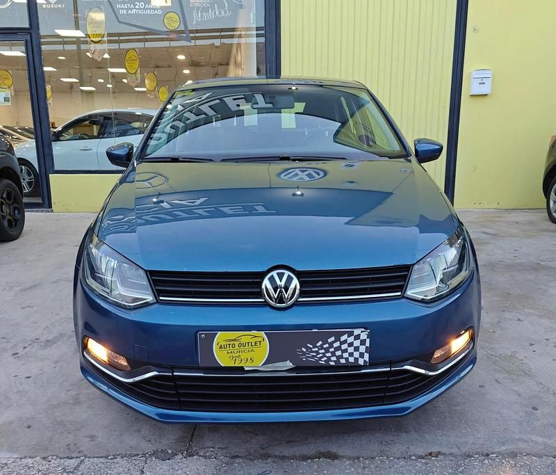 Begagnad VW Polo Advance 90 HK (66 kW) 2017 Blå Sedan