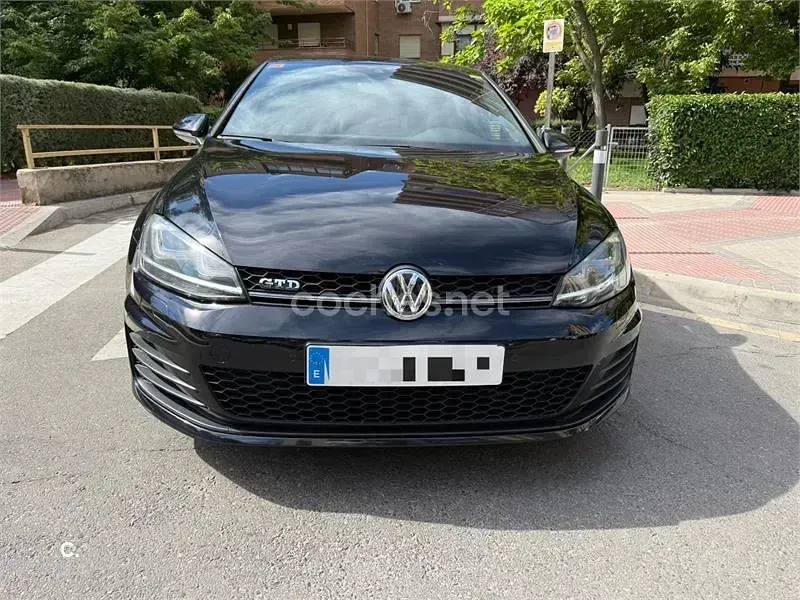 Usado VW Golf VII GTD 184 CV (135 kW) 2016 Negro Berlina