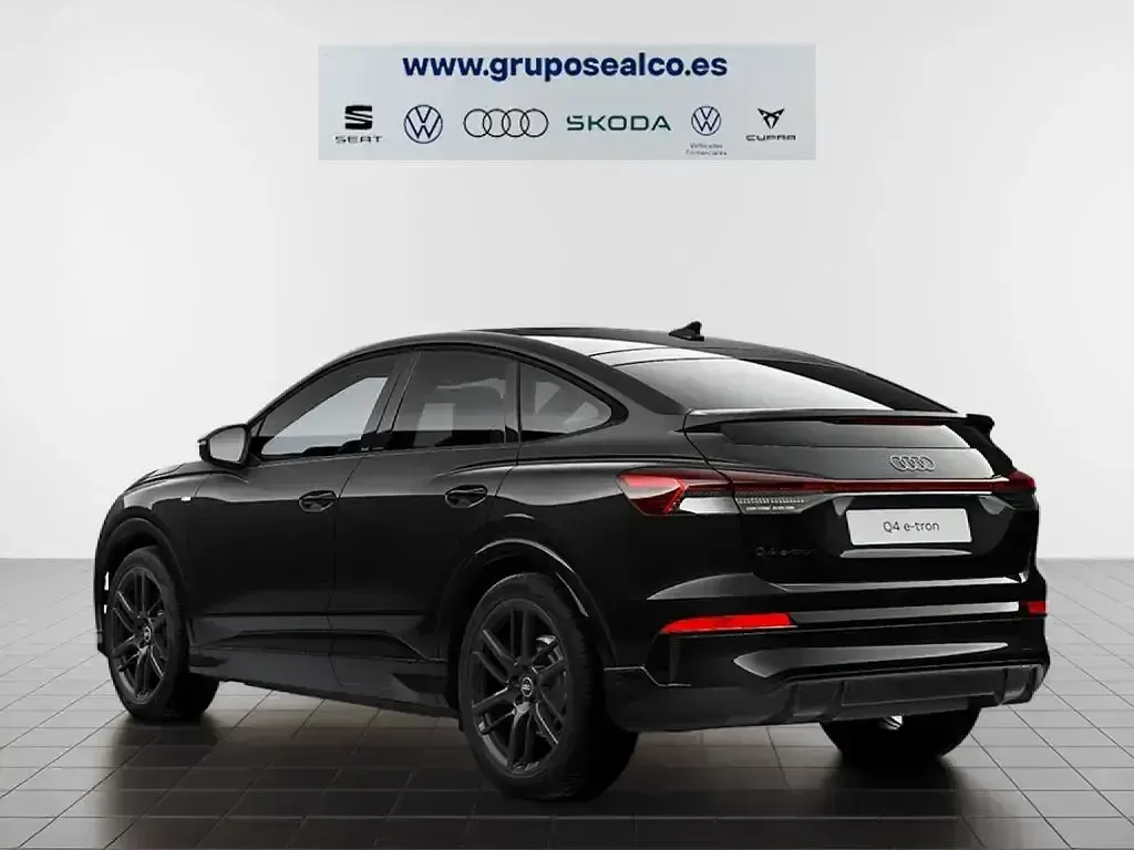 Nuevo Audi Q4 Sportback e-tron S-Line 210 kW (286 CV) 2026 Negro SUV