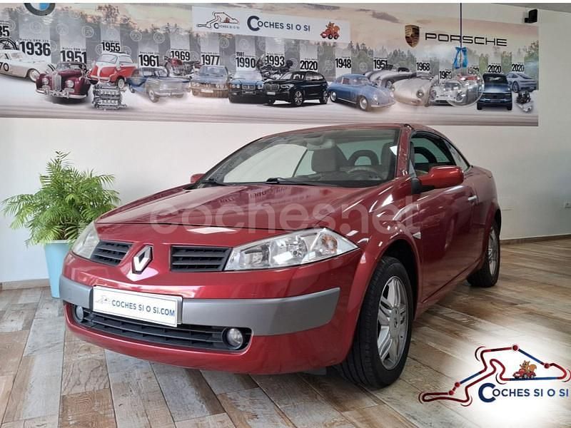 Granate Usado 2005 Renault Mégane Cabriolet Dynamique Descapotable | 2495 € (Buen precio) - Imagen 1/3