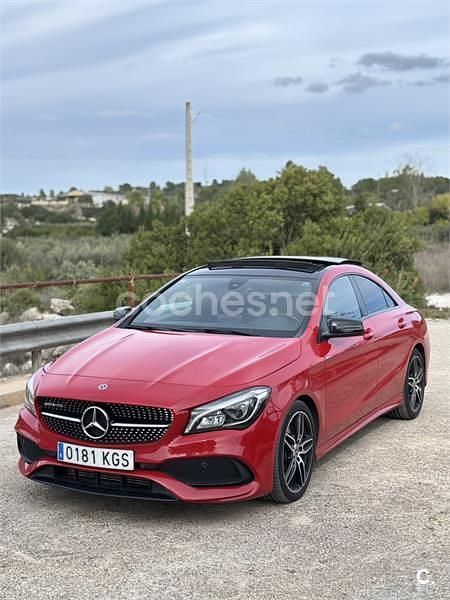 Rojo Usado 2018 Mercedes CLA220 Berlina | 24.500 € (Precio justo) - Imagen 1/4