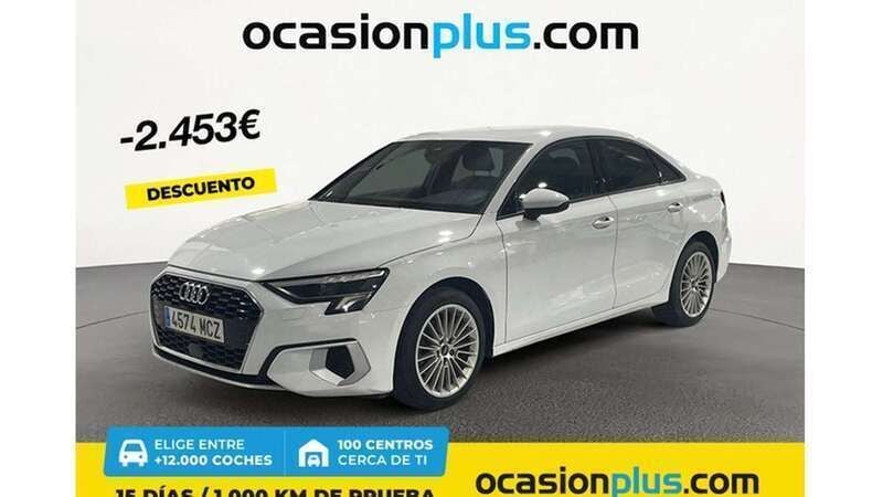 Blanco Usado 2022 Audi A3 Advanced Plus Berlina | 24.537 € (Precio justo) - Imagen 1/4