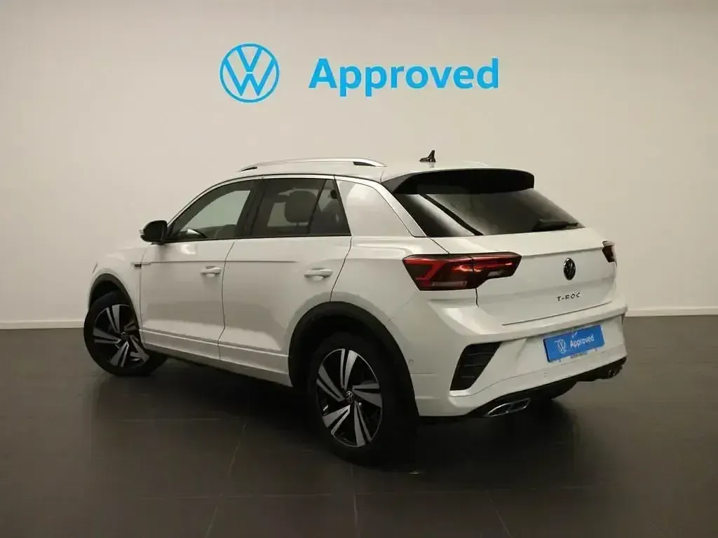 Usado VW T-Roc R-line 150 CV (110 kW) 2022 Blanco SUV