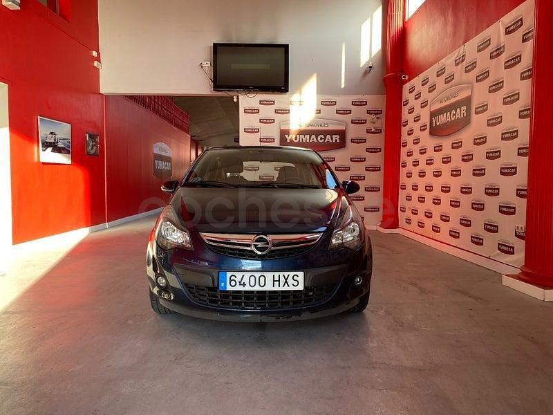 Usado Opel Corsa Selective 85 CV (62 kW) 2014 Azul Utilitario
