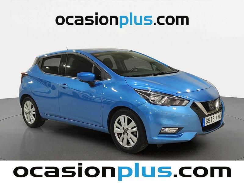 Usado Nissan Micra N-Connecta 101 CV (74 kW) 2019 Azul Utilitario