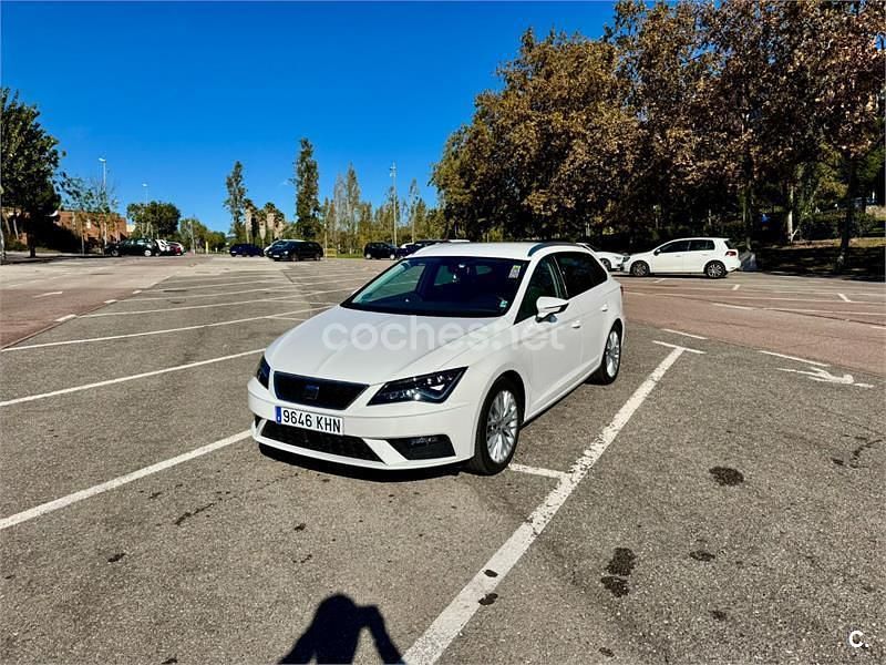 Blanco Usado 2018 Seat Leon Style Familiar | 11.800 € (Precio justo) - Imagen 1/4